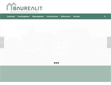 Tablet Screenshot of baurealit.ch